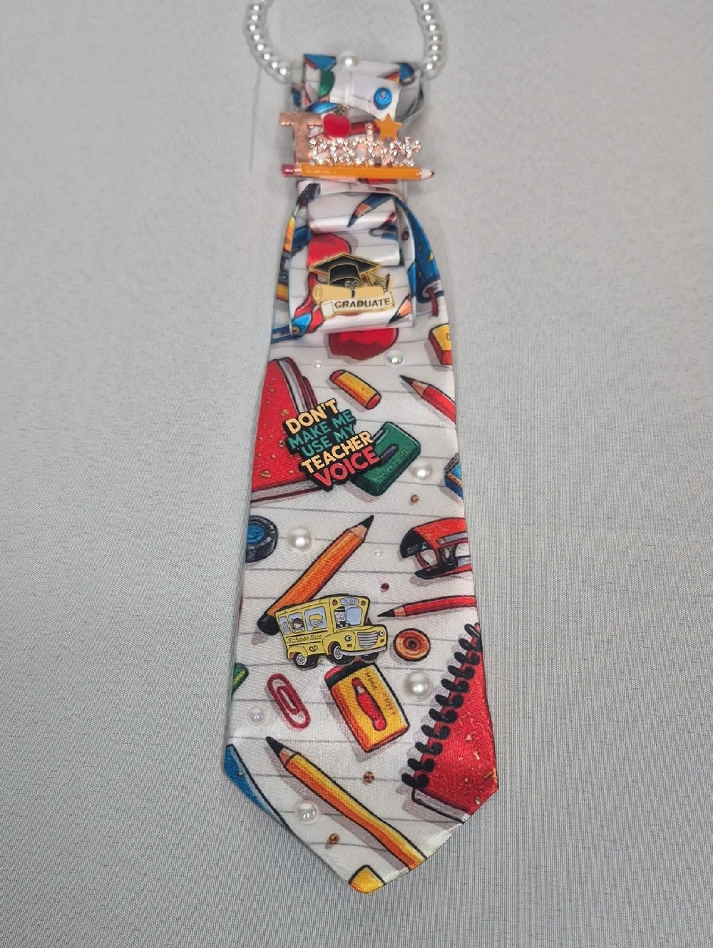Handcrafted Luxury Fashion Necktie Necklace 📿 (THE TEACHER'S PET)